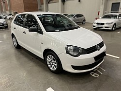 2014 VOLKSWAGEN POLO VIVO HATCH 1.4 TRENDLINE AUTO FOR SALE R59,000.  Power - 63 kW @ 5000 rpm Torque - 132 Nm @ 3600 rpm Economy - 6.2 l/100km Emissions - 147 g/km Emissions Rating - EU2 Gears - 5 / FRONT Acceleration - 12.2 seconds Top Speed - 177 km/h Airbags (total) - 2 Length - 3,916 mm Seats - 5 Fuel Tank Capacity - 45 litres Boot Capacity - 270 litres Service Intervals - 15,000 km  1 previous owner from brandnew, Full Service History Excellent condition,  accident free,  low kilometers only 100 525km on the clock.